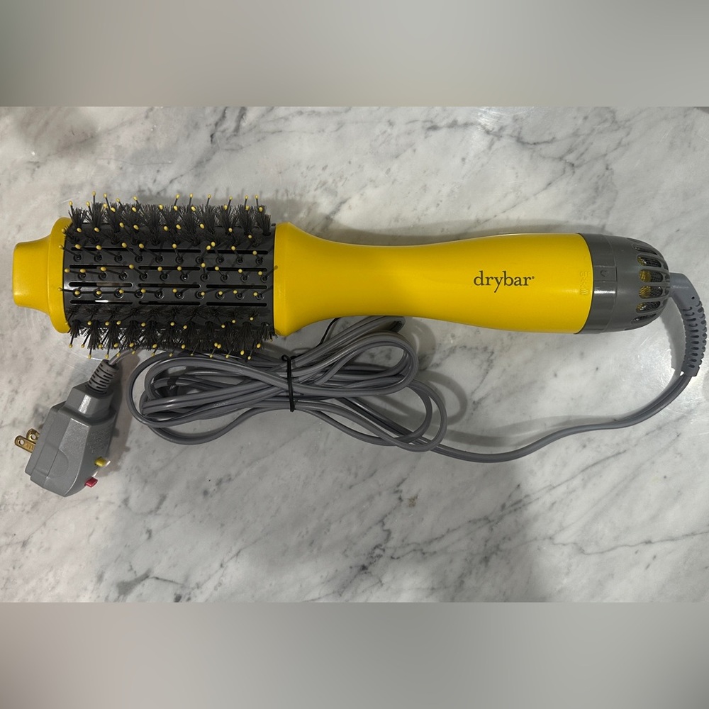 Drybar Double Shot Blow-Dryer Brush - Pre-Owned - Yellow/Gray | Model 900-2225-4